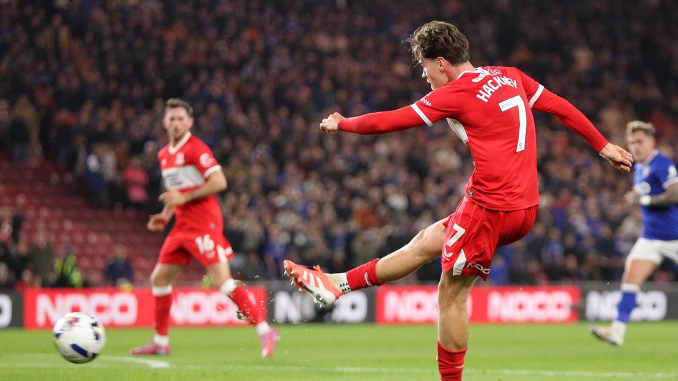 Momentka zo zápasu Middlesbrough - Ipswich