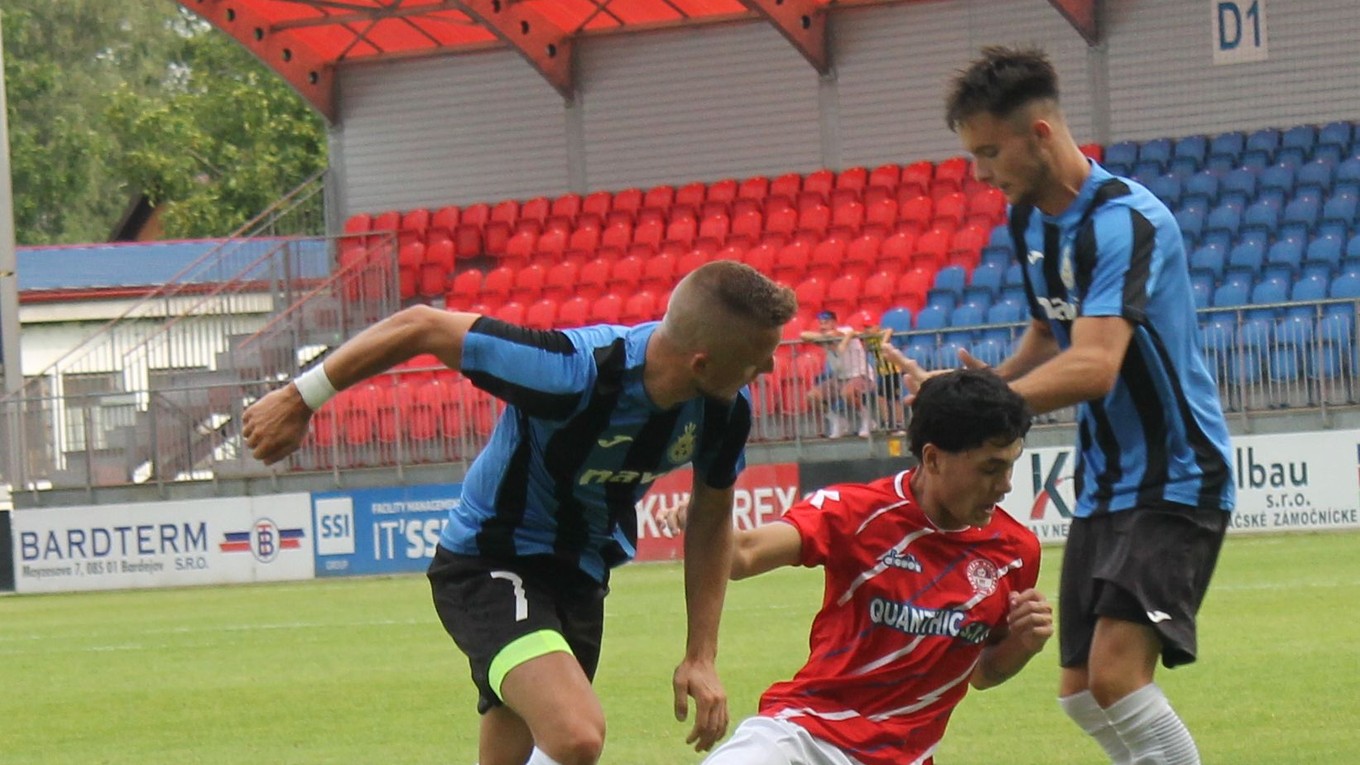 Fotka zo zápasu Bardejov - Sobrance.