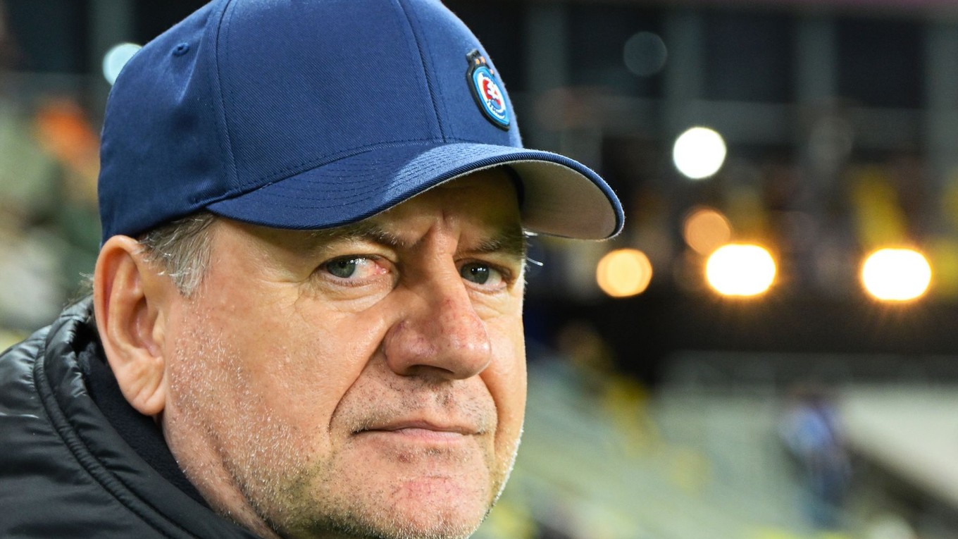 Tréner Slovana Vladimír Weiss st. 