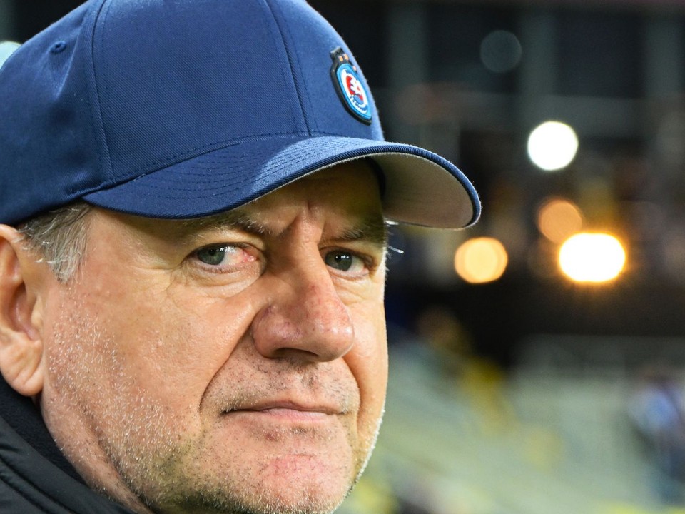 Tréner Slovana Vladimír Weiss st. 