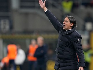 Tréner Simone Inzaghi.