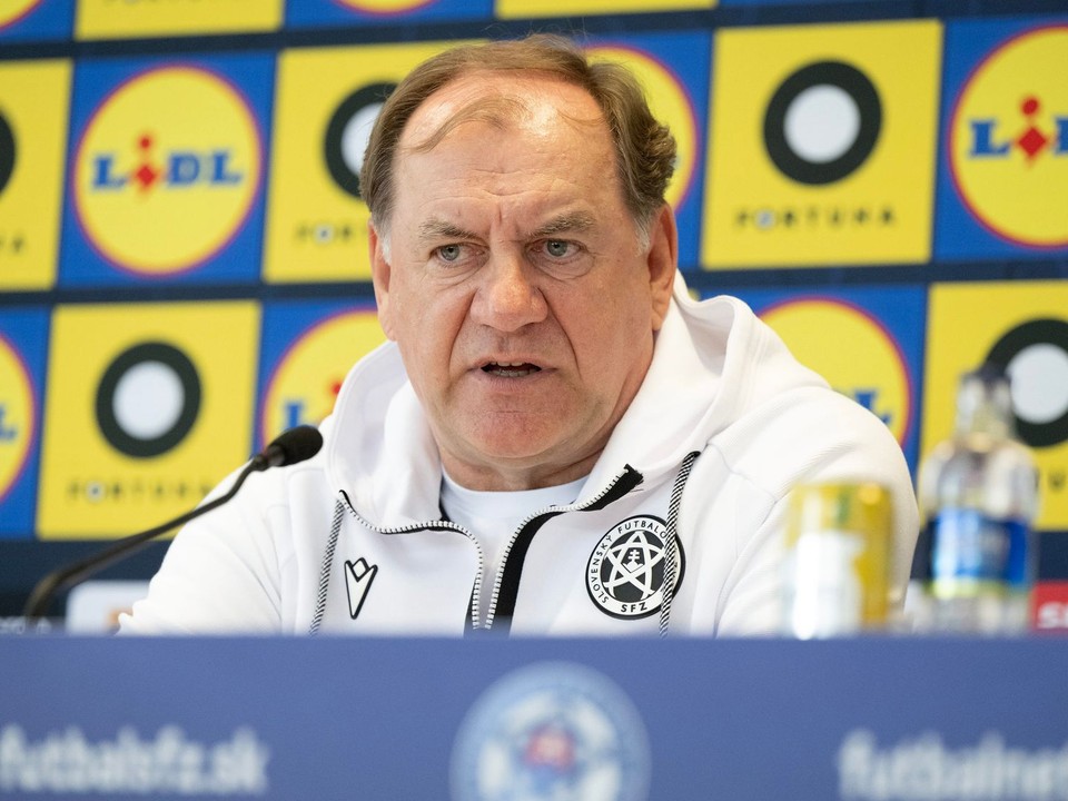 Tréner slovenskej futbalovej reprezentácie Vladimír Weiss st.