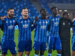 Futbalisti ŠK Slovan Bratislava.