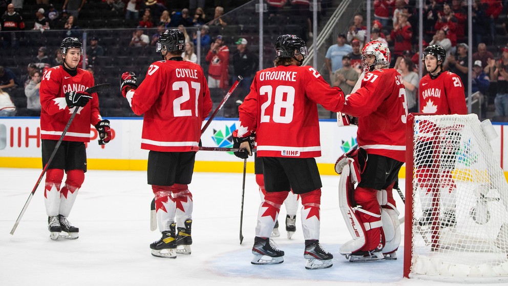 Kanada vs. Fínsko: ONLINE prenos z finále MS v hokeji do 20 rokov 2022. 