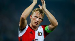 Dirk Kuyt v drese Feyenoordu Rotterdam.