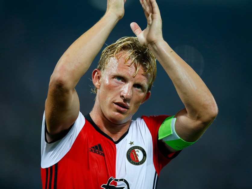 Dirk Kuyt v drese Feyenoordu Rotterdam.