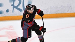 Christián Jaroš v drese klubu KHL Avangard Omsk.