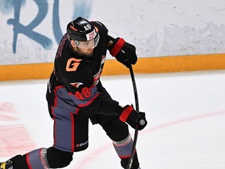 Christián Jaroš v drese klubu KHL Avangard Omsk.