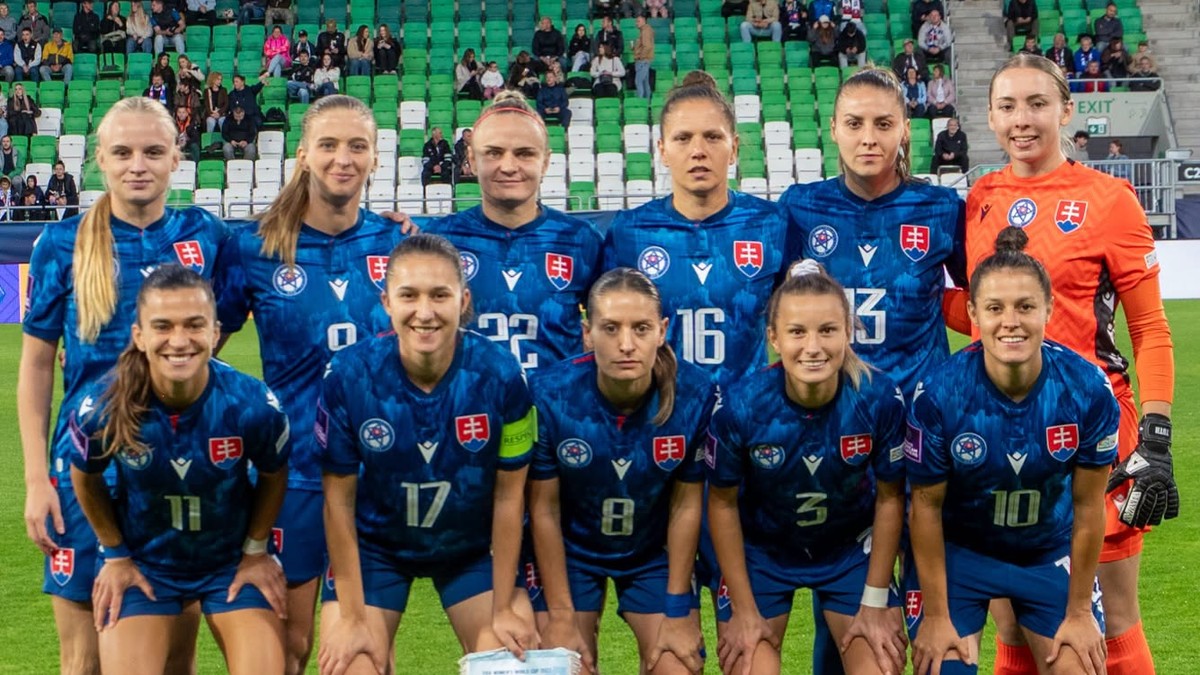 Slovenské futbalistky.