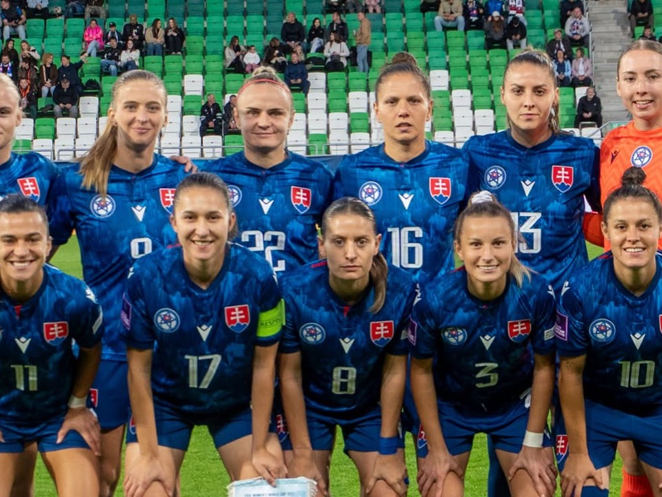 Slovenské futbalistky.