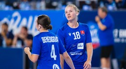 Slovenské hádzanárky do 17 rokov. 