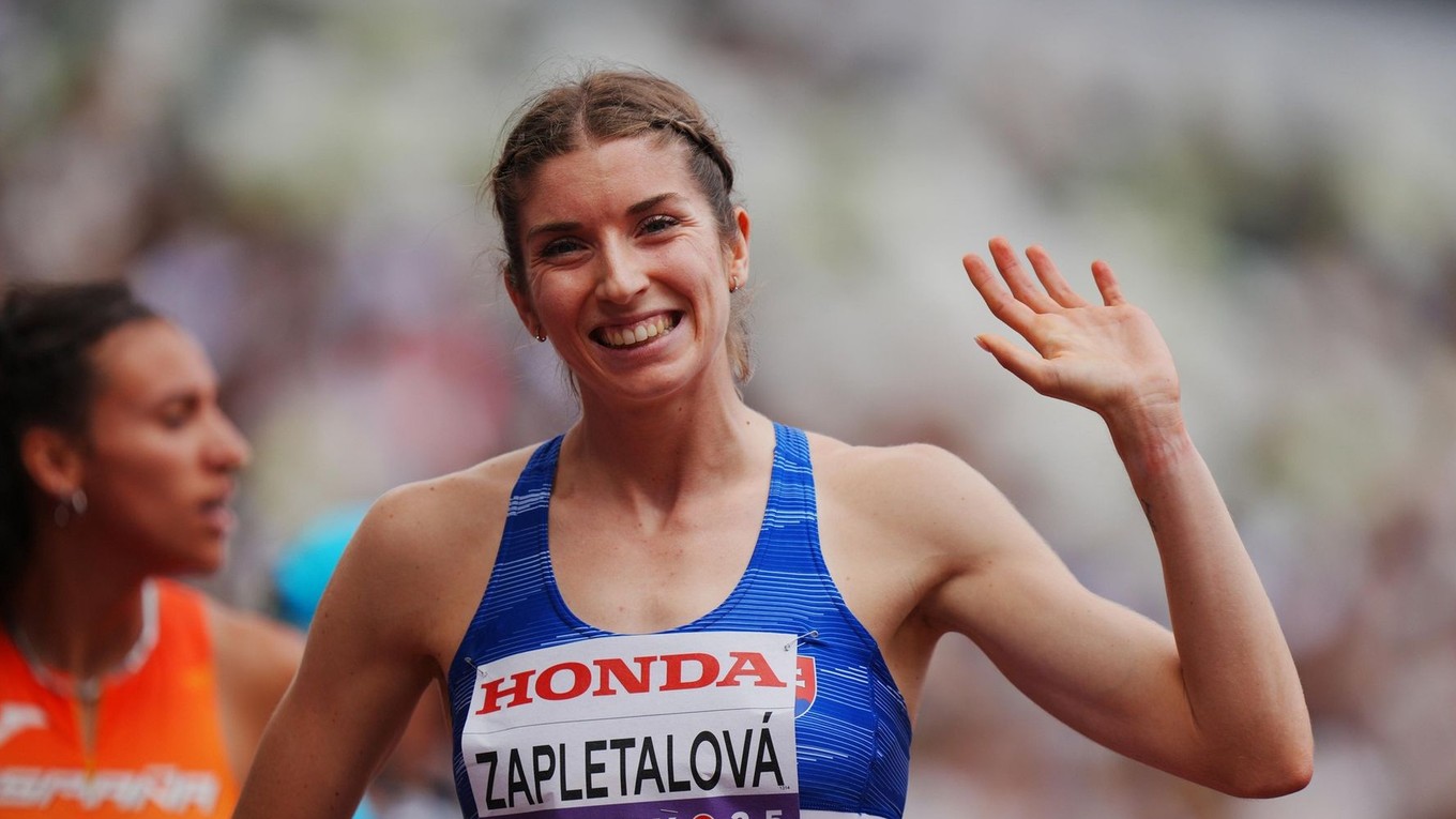 Slovenská atlétka Emma Zapletalová.