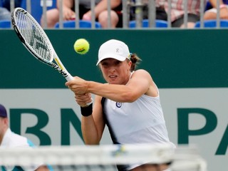 Poľská tenistka Iga Swiateková na domácom turnaji vo Varšave. 