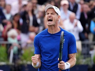Andy Murray na turnaji ATP Queen's Club 2024.