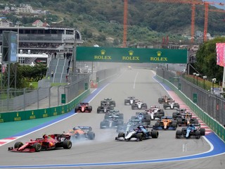 Veľká cena Ruska zo sezóny 2021.