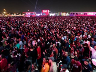 Fanúšikovia v Katare.