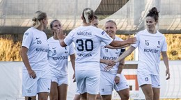 Futbalistky tímu Spartak Myjava.
