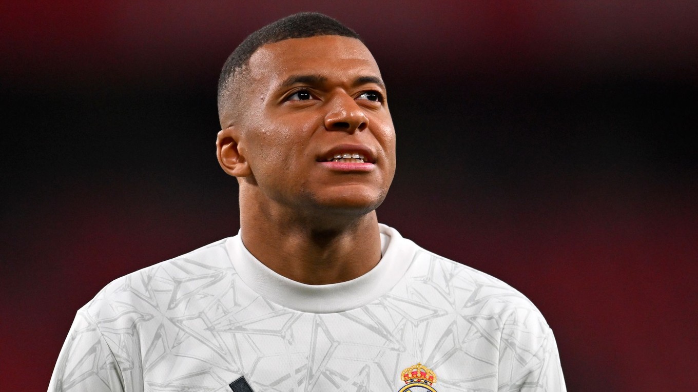 Francúzsky útočník Realu Madrid Kylian Mbappé.