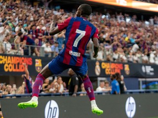 Francúzsky útočník Ousmane Dembélé v drese FC Barcelona.