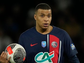 Kylian Mbappé v drese PSG.