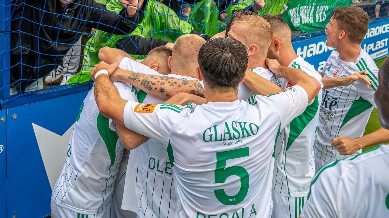 Radosť hráčov FC Tatran Prešov
