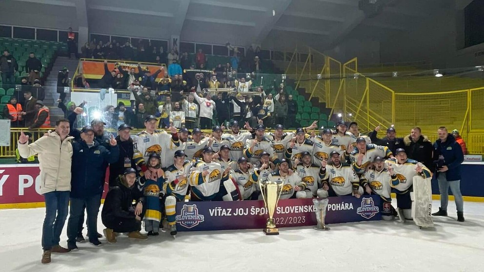 Hokejisti HC 19 Humenné vyhrali Slovenský pohár.