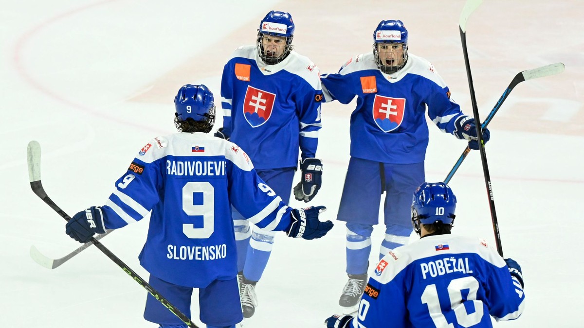 Slovensko U18 na Hlinka Gretzky Cup 2023. 