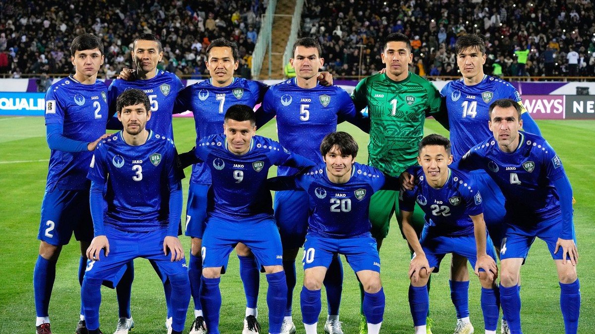 Futbalisti Uzbekistanu.