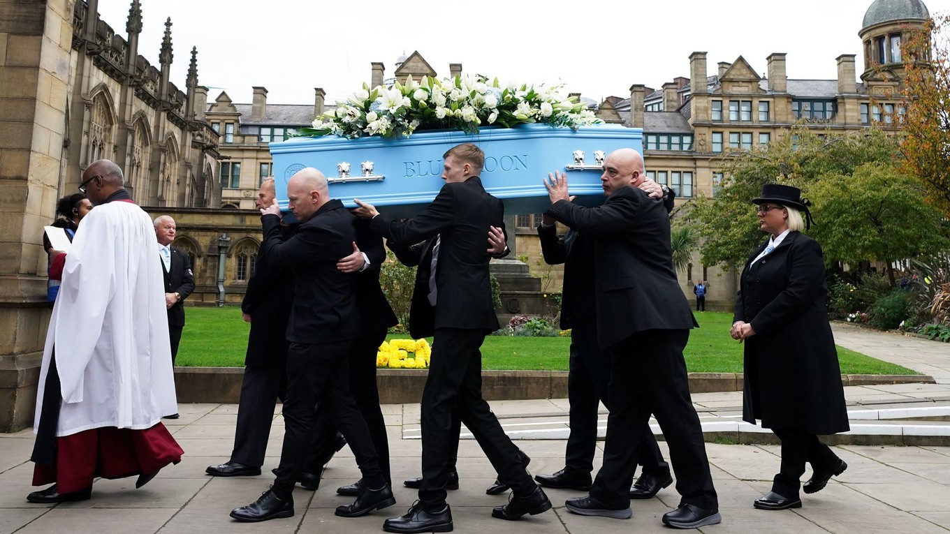 Pohreb Rickyho Hattona. 