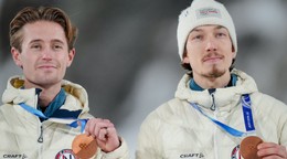 Nóri Johann Andre Forfang a Kristoffer Eriksen Sundal získali bronz.