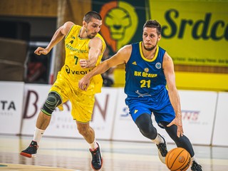 Basketbalista Levíc Draško Kneževič v minuloročnom finálovom zápase Federálneho pohára proti Opave.