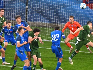 Fotka zo zápasu Slovensko - Írsko v kvalifikácii ME 2027.
