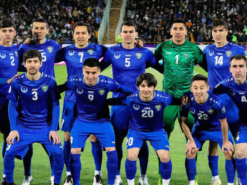 Futbalisti Uzbekistanu.