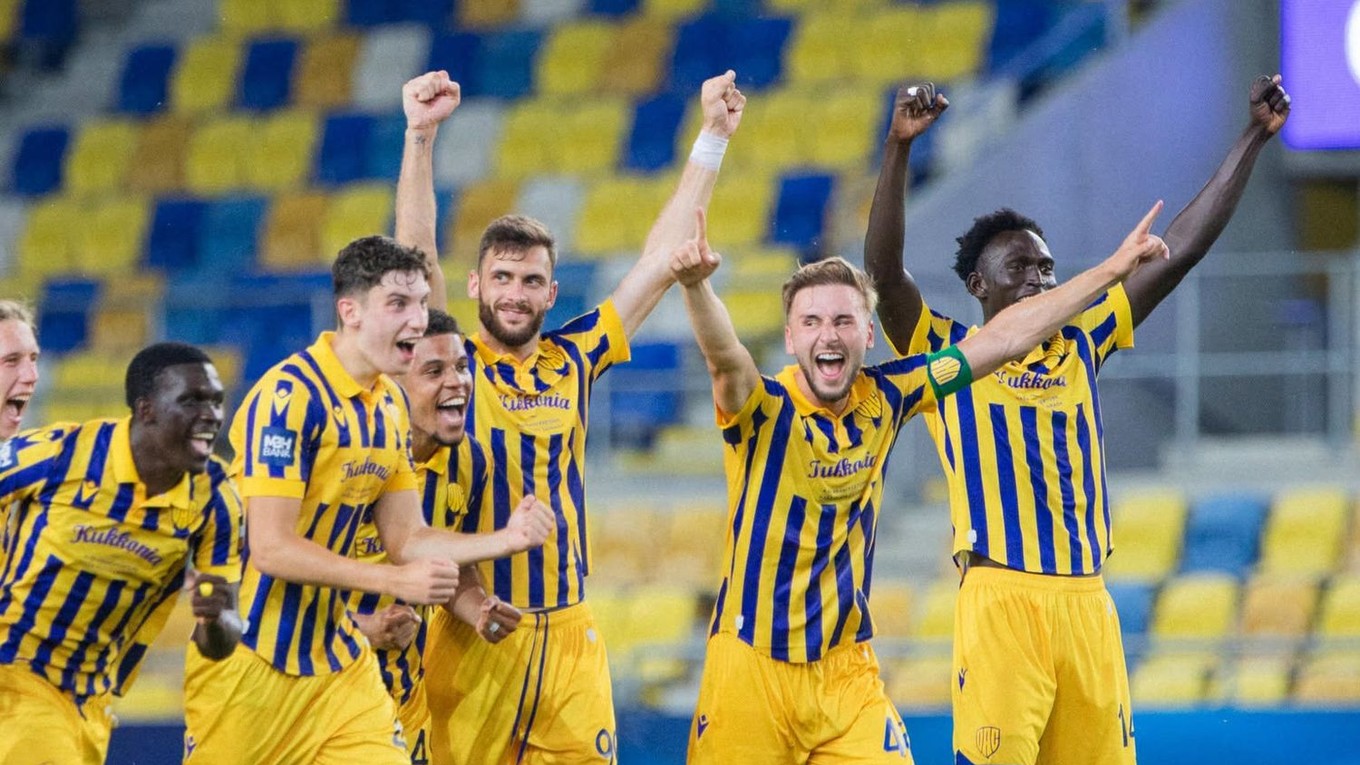Futbalisti DAC Dunajská Streda.