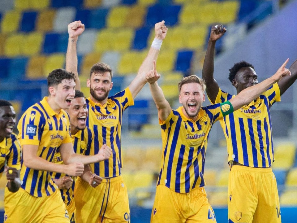 Futbalisti DAC Dunajská Streda. 