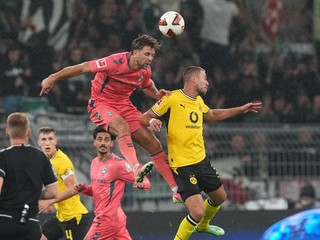 Momentka zo zápasu Borussia Dortmund - Werder Brémy.