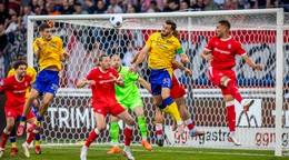 Momentka zo zápasu Twente Enschede - DAC Dunajská Streda.
