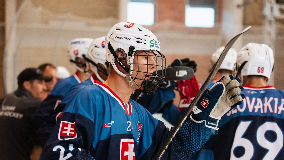 Slovenskí reprezentanti na ME v inline hokeji.