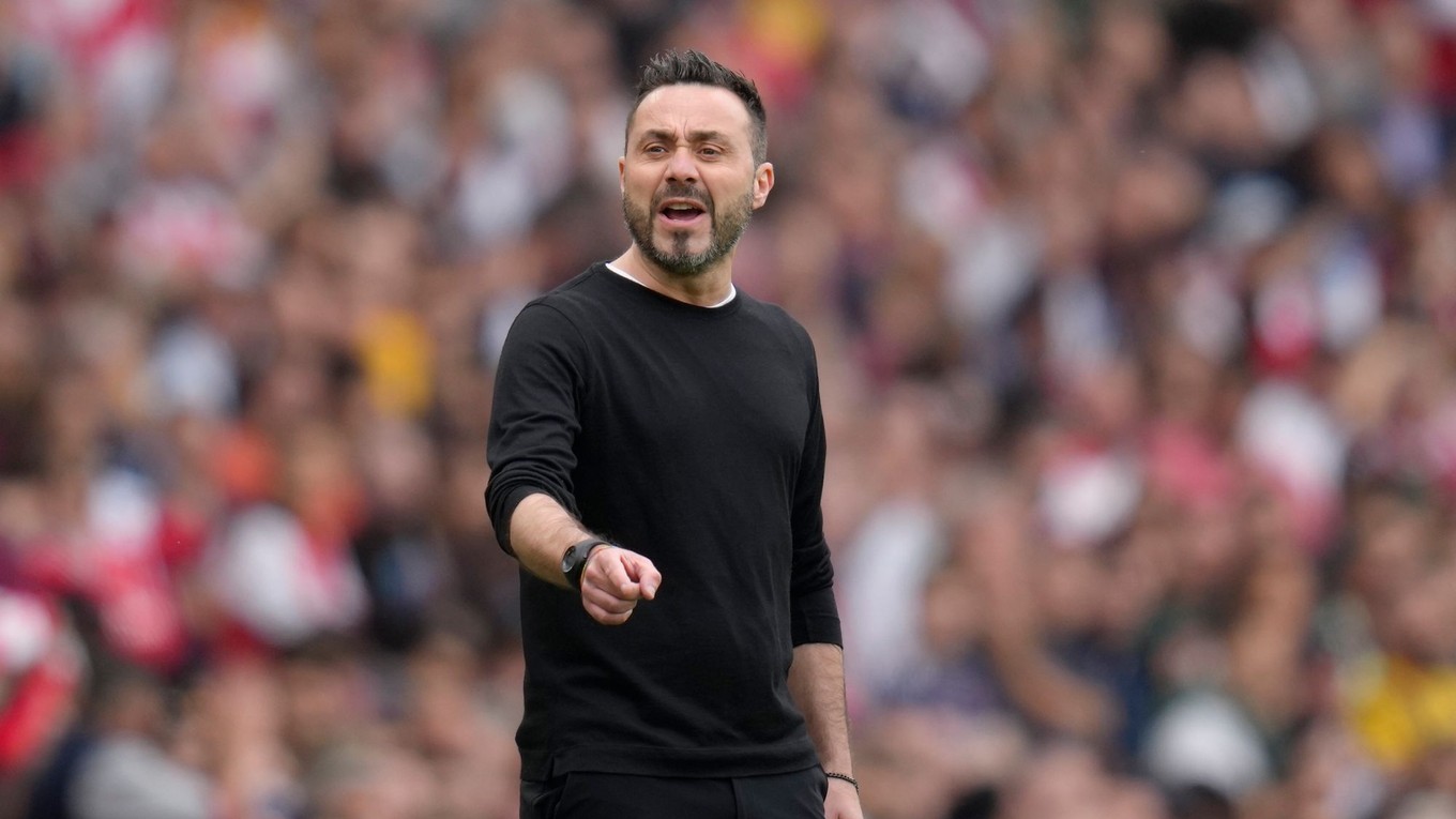 Tréner Roberto De Zerbi.