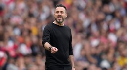 Tréner Roberto De Zerbi.