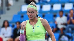 Rebecca Šramková na turnaji WTA Monastir 2024.