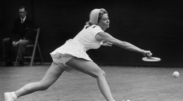 Lea Pericoliová na grandslamovom turnaji Wimbledon 1964.