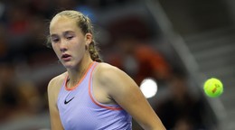 Mirra Andrejevová na turnaji WTA v Ning-po 2024.