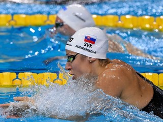 Slovenská plavkyňa Andrea Podmaníková.