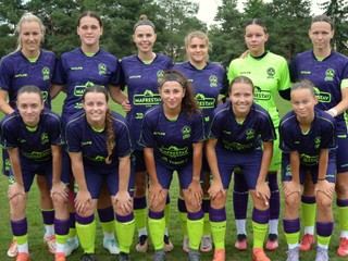 Futbalistky Partizán Bardejov.