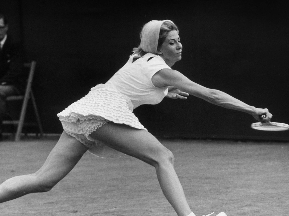 Lea Pericoliová na grandslamovom turnaji Wimbledon 1964.