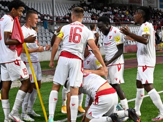 Futbalisti AS Trenčín.