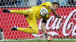 Sergio Romero chytal za Argentínu na minuloročných MS v Brazíilii.