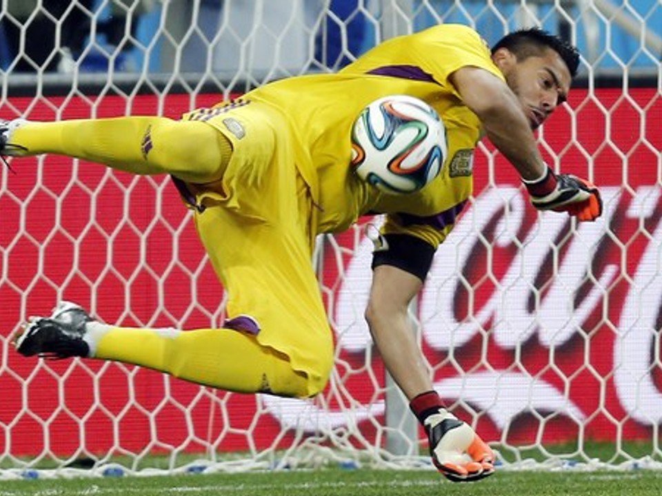 Sergio Romero chytal za Argentínu na minuloročných MS v Brazíilii.