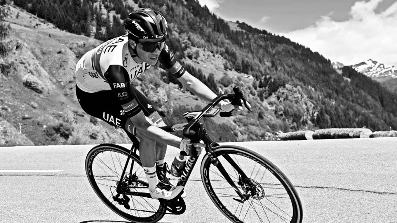 Kolumbijský cyklista Cristian Muňoz 